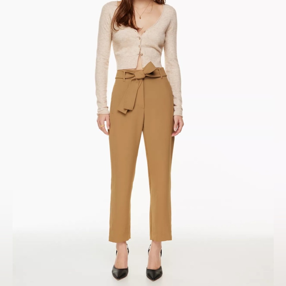 BNWT Aritzia Wilfred Tie-Front Pant (14 - Saville)